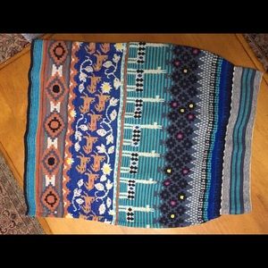 Anthropologie sweater skirt